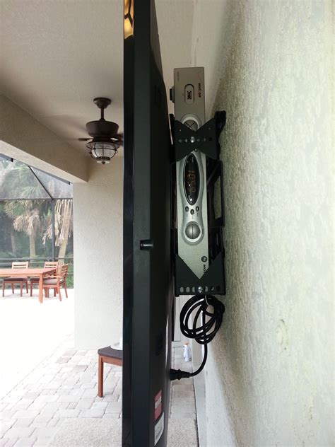 tv mount with cable box bracket|mounted tv cable box solutions.